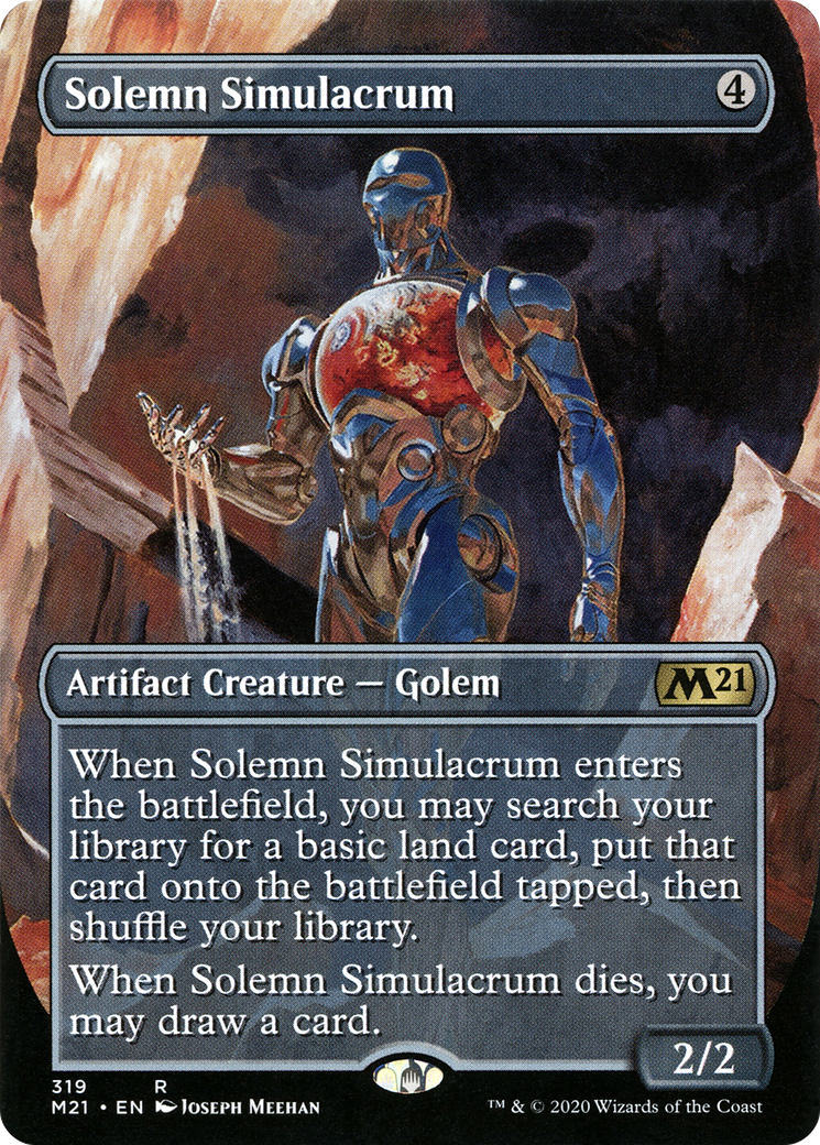 Solemn Simulacrum, a Magic the Gathering card
